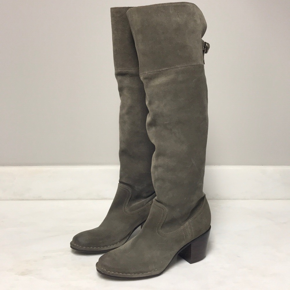 Frye Suede Lucinda Slouch Boots